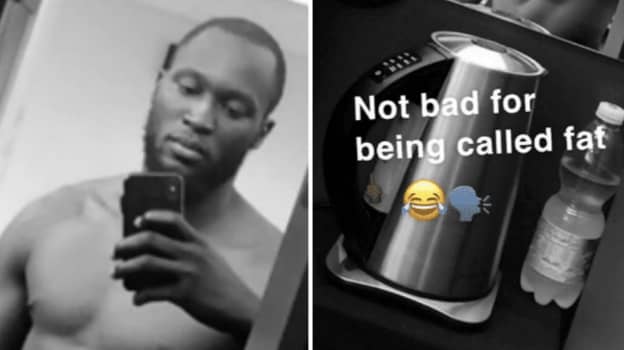 Romelu Lukaku Responds To 'Overweight' Claim By Posting On Snapchat