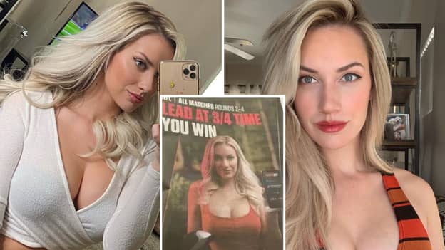 Golf Star Paige Spiranac Calls Out 'Coward' TV Commentator After He Blasts 'Garbage' Racy Advert