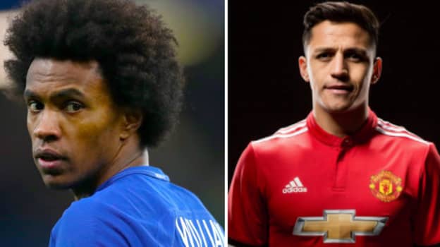 Willian Taunts Arsenal Over The Transfer Of Alexis Sanchez To Manchester United 
