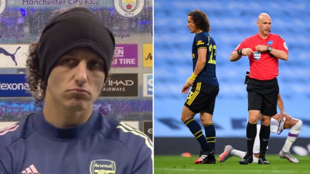 David Luiz Takes Full Blame For Arsenal's 3-0 Defeat Away At Manchester City