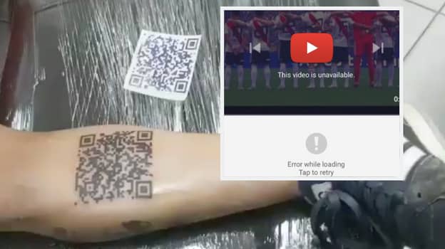 River Plate Fan's 'QR Code' Tattoo Is Now Useless After YouTube Remove Video For Copyright Issues