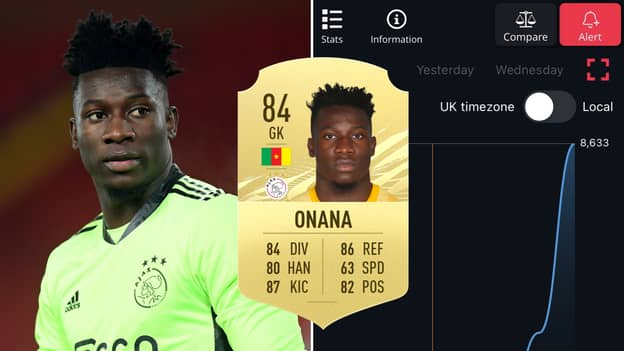 Andre Onana's FIFA Ultimate Team Card Skyrockets In Price Amid Doping Ban Removal Fears