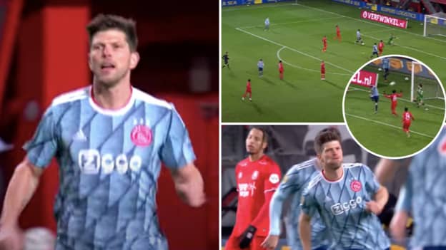 37-Year-Old Klaas-Jan Huntelaar Comes Off The Bench To Score Crucial Late Brace For Ajax
