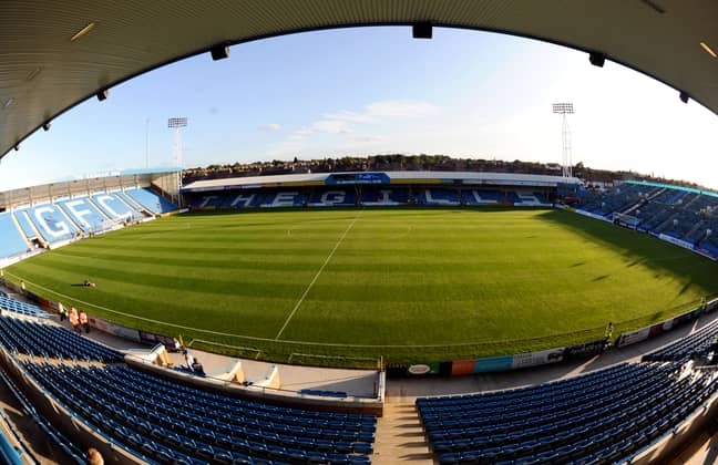 General view of the Priestfield Stadium, home of Gillingham FC. Image: PA