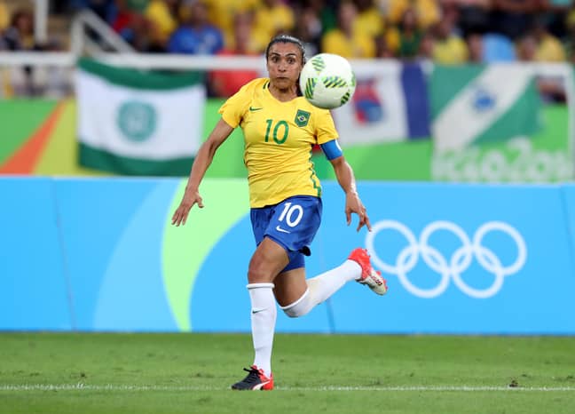 Brazilian star Marta has been dubbed 'Pele in a skirt'