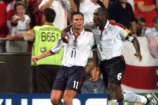 Lampard and Campbell played together for England. Image: PA Images
