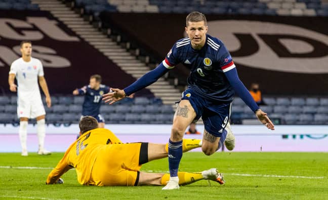 Lyndon Dykes has been in fine form for Scotland as of late