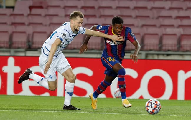 Barca will be hoping Fati can become the next Lionel Messi. Image: PA Images