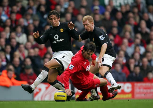 PA: Gabriel Heinze in action for Manchester United