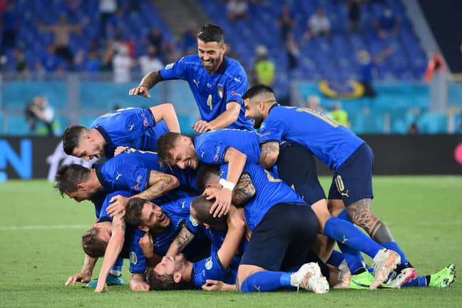 Italy advanced through to the knockouts after winning all three of their matches in Group A