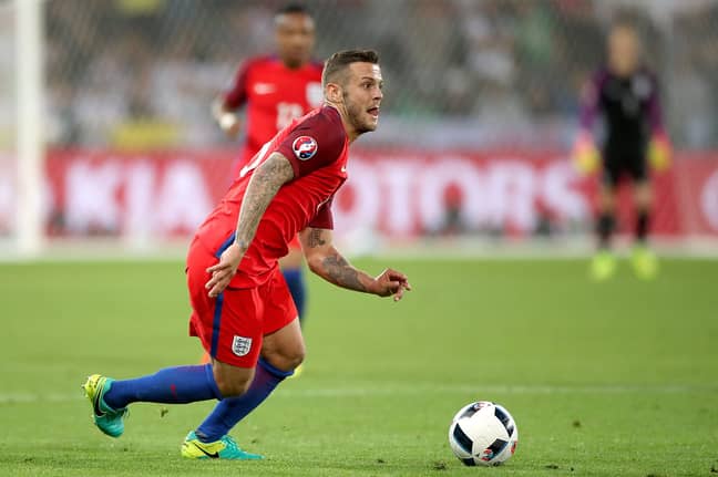 Wilshere in action for England. Image: PA