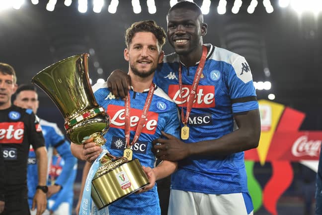 Koulibaly helped Napoli win the Coppa Italia. Image: PA Images