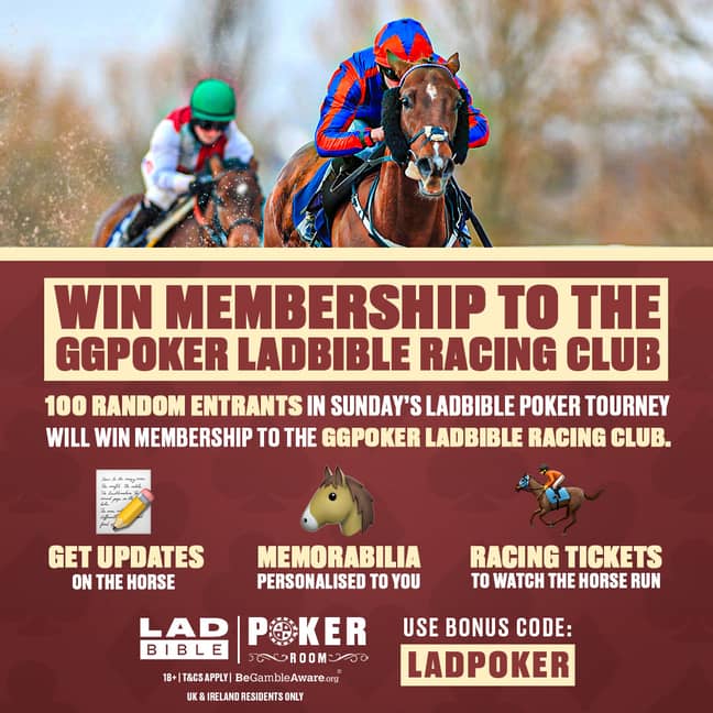 Win Membership To The GGPoker/LADbible Racing Club