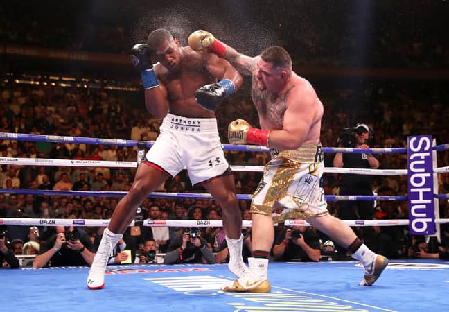 Ruiz hit Joshua in the first fight. Image: PA Images