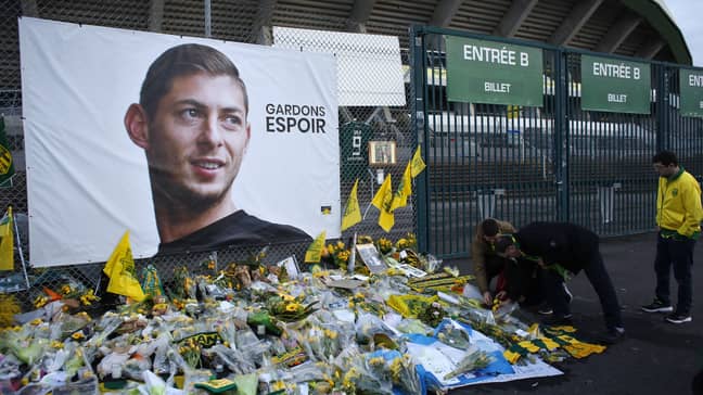 Tributes outside the ground. Image: PA Images