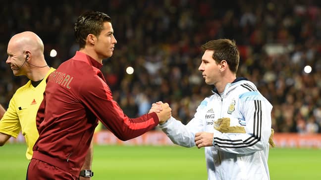 Cristiano Ronaldo and Lionel Messi. Credit: PA