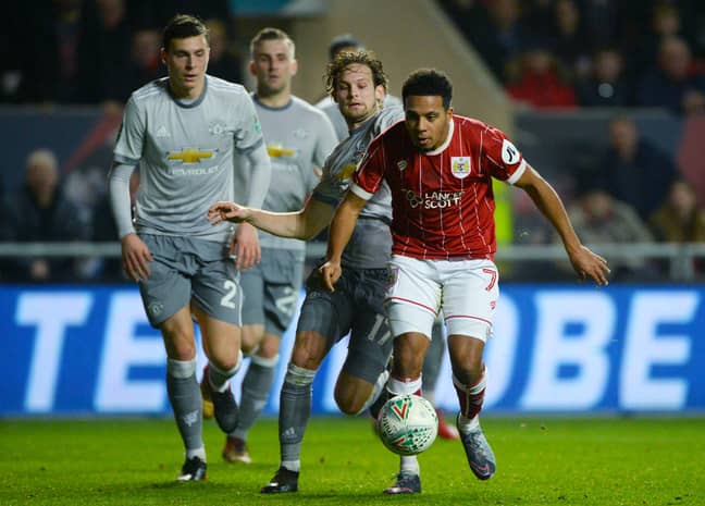 Blind in action against Bristol City. Image: PA