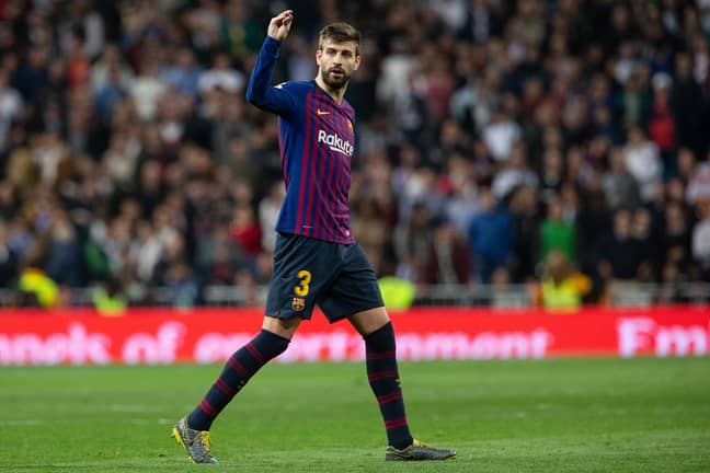 Pique enjoys the rivalry against Real. Image: PA Images