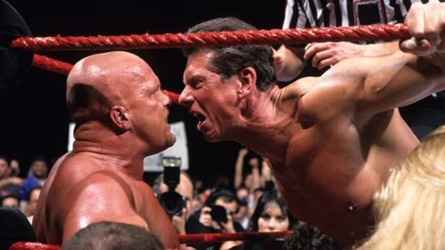 Stone Cold and McMahon's feud is legendary. Image: WWE.com