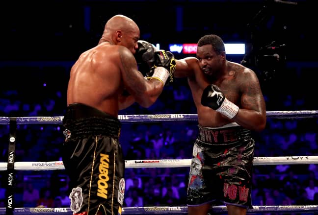 Whyte's jab was impressive on Saturday, keeping Rivas at arms length. Image: PA Images