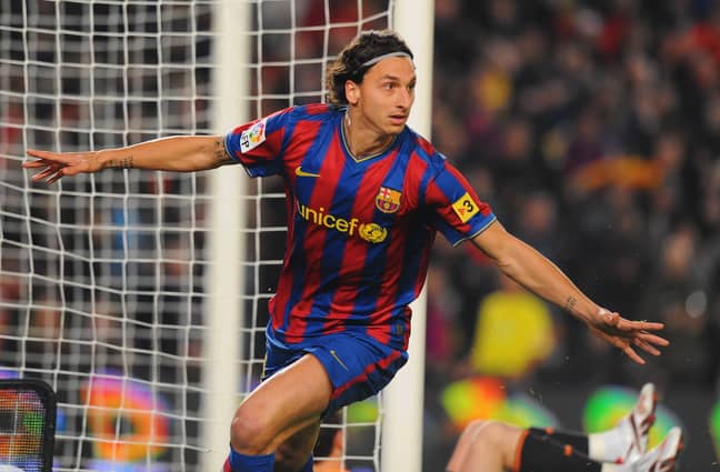 Zlatan's time at Barcelona started well but soured quickly. Image: PA Images