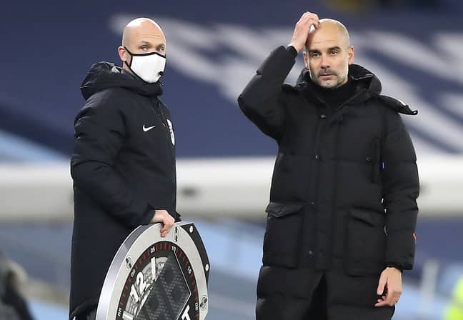 Pep will be scratching his head to see his side finish in eighth. Image: PA Images