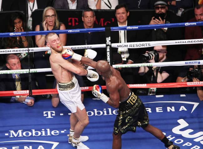 Mayweather and McGregor fought in 2017. Image: PA Images