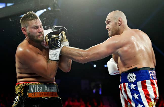 Fury easily dispatches of Schwarz. Image: PA Images
