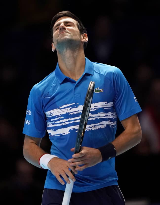 Novak Djokovic. Credit: Alamy