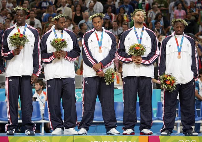 Team USA looked buzzing with their bronze medals. Credit: PA
