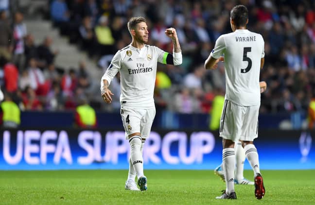 Varane and Ramos built a brilliant partnership over the past decade. Image: PA Images