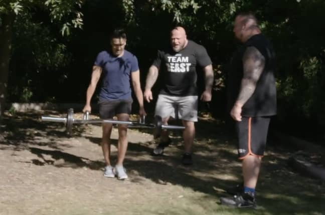 Jay Kamiraz was given a 'beasting' by Eddie Hall in episode two