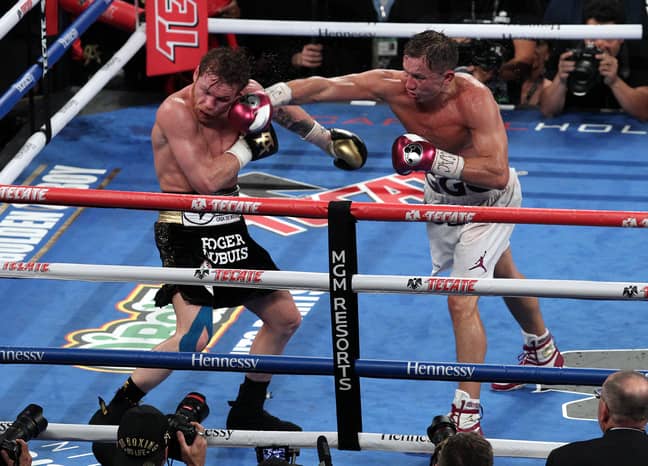 Golovkin lands in his rematch against Canelo Alvarez. Image: PA Images