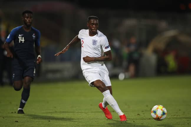 Wan-Bissaka played for England U21s this summer. Image: PA Images