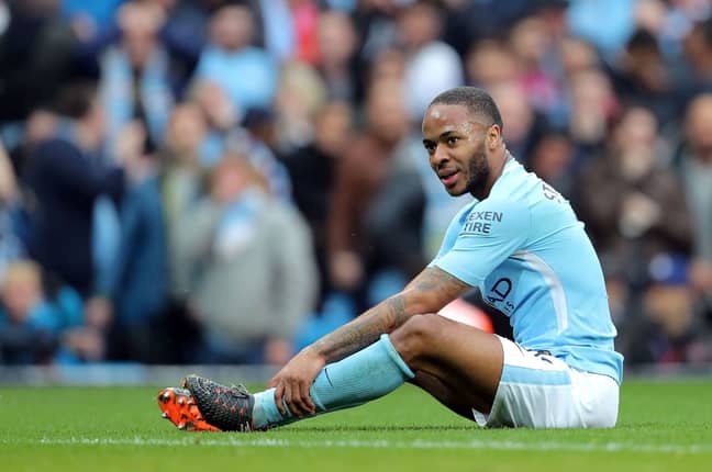 Sterling can't believe the amount of chances he's had. Image: PA Images