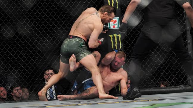 McGregor fells Cerrone. Image: PA Images