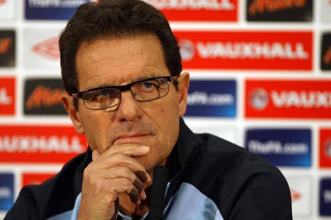 Things didn't work out for Capello with England, don't worry Fabio you weren't the first or last. Image: PA Images