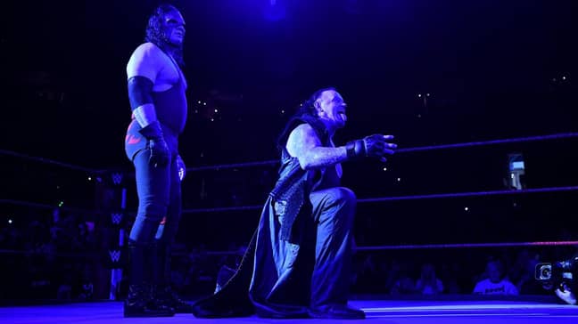 Undertaker and Kane, the Brothers of Destruction, were in action back in October 2018. Image: WWE