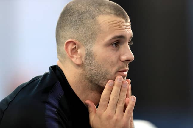 Wilshere during media day at St. George's Park. Image: PA