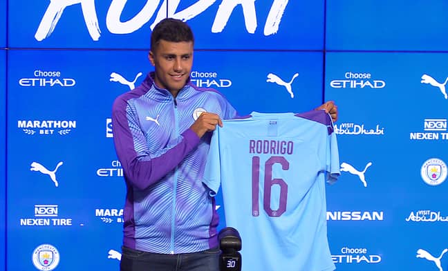Rodri has moved to Manchester City as a potential replacement for Fernandinho. Image: PA Images