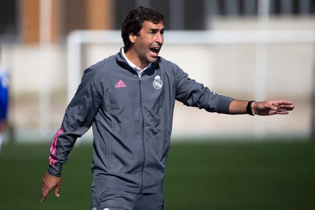 Former Real Madrid striker Raul Gonzalez currently manages Real Madrid's Castilla reserve team