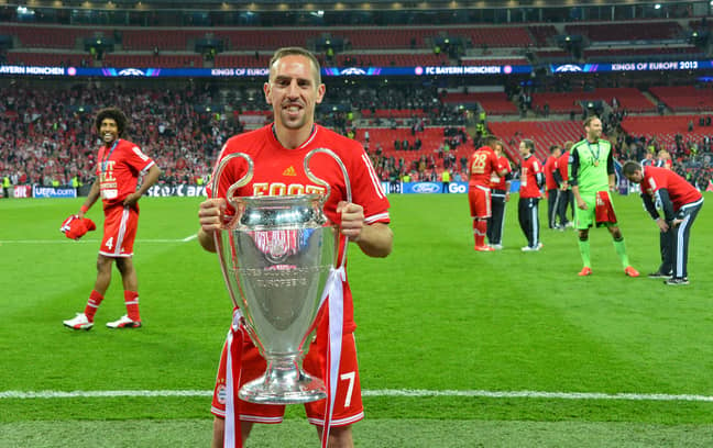 Ribery had a big year and came very close. Image: PA Images