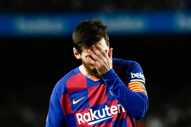 Life at the Camp Nou isn't good for Messi right now. Image: PA Images