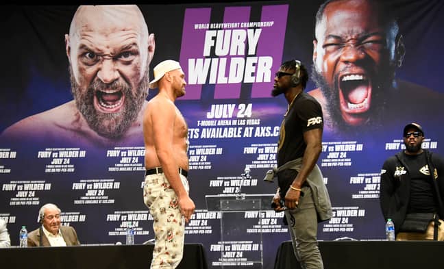 Wilder and Fury had already met face-to-face ahead of their latest fight. Image: PA Images