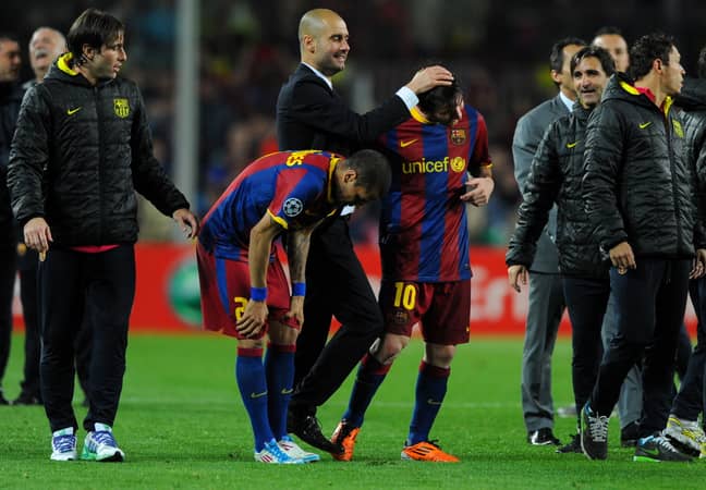 Guardiola and Messi had a special relationship. Image: PA Images