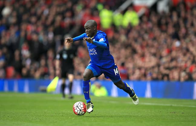Kante became a meme in the decade for his incredible running. Image: PA Images