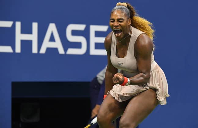 Serena Williams at the US Open. Credit: PA