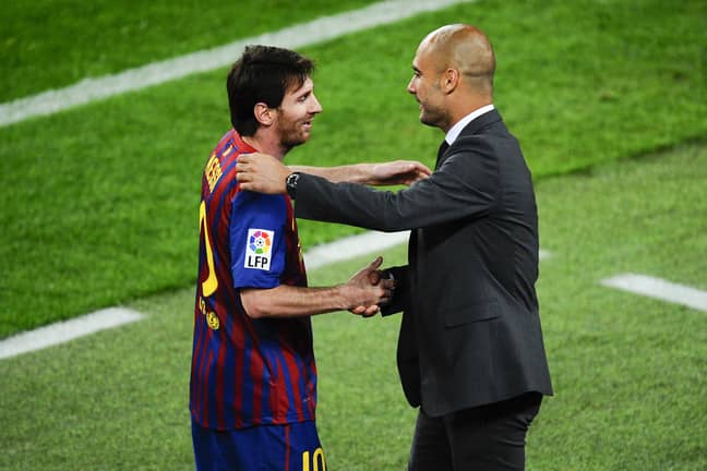 Manchester City boss Pep Guardiola is said to be keen to link up with Messi again