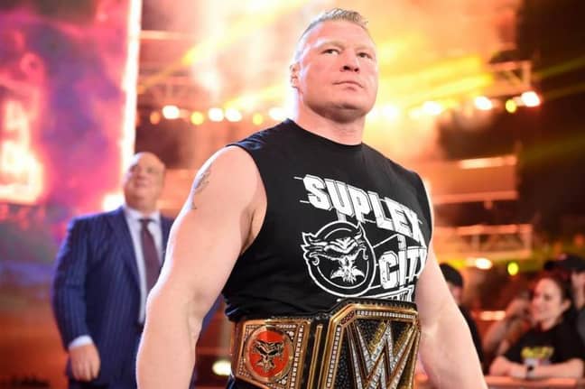 Lesnar is a former WWE Champion and lost his title to Drew McIntyre at WrestleMania 36 (Image Credit: WWE)