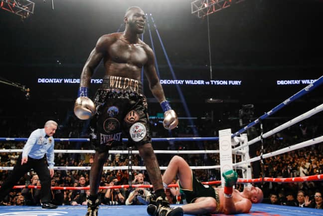 Deontay Wilder has put Fury on the canvas before